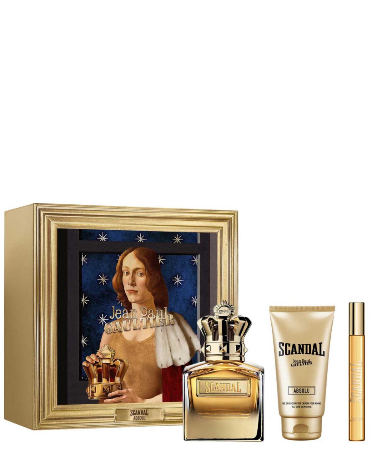 Jean Paul Gaultier ‘Scandal Absolu’ Eau de Parfum 100 mL + Shower Gel + 10 mL | Set de Regalo para Caballero