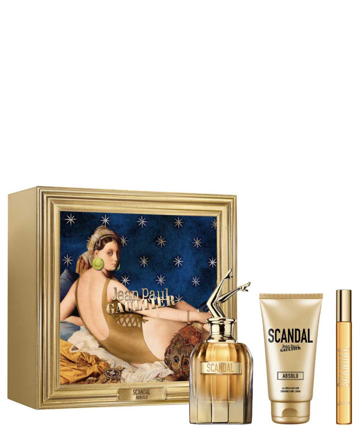 Jean Paul Gaultier ‘Scandal Absolu’ Eau de Parfum 100 mL + Body Lotion + 10 mL | Set de Regalo para Dama