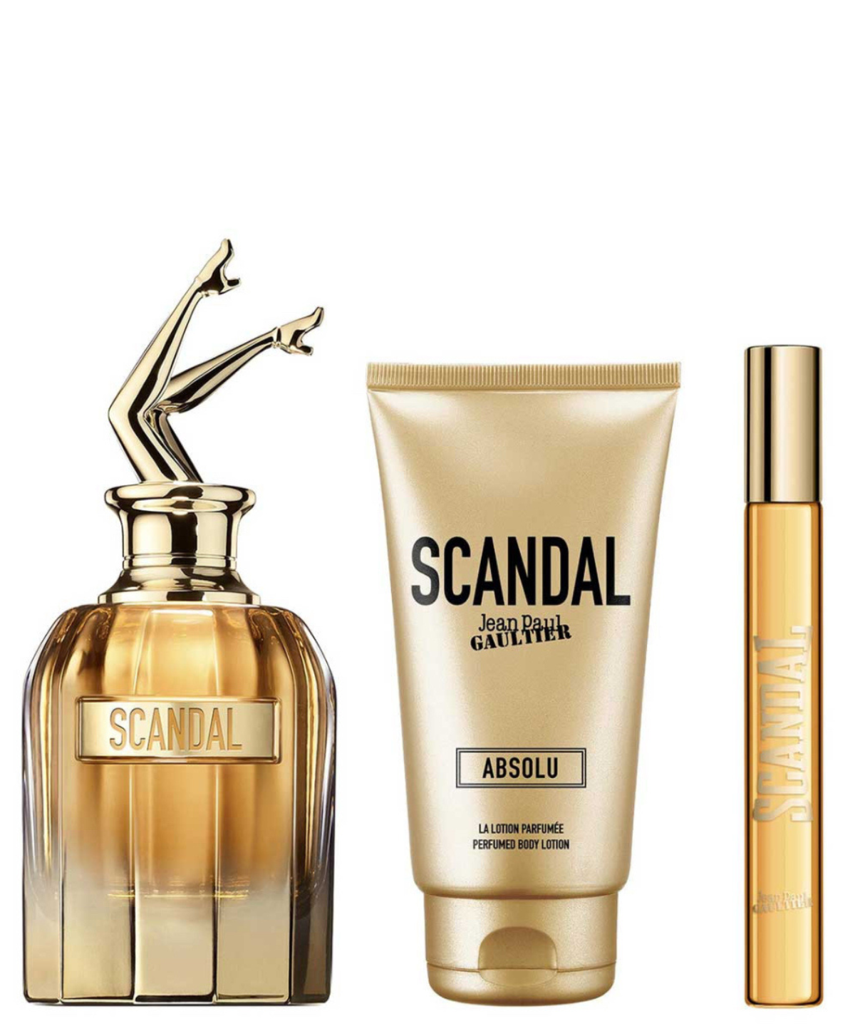 Jean Paul Gaultier ‘Scandal Absolu’ Eau de Parfum 100 mL + Body Lotion + 10 mL | Set de Regalo para Dama