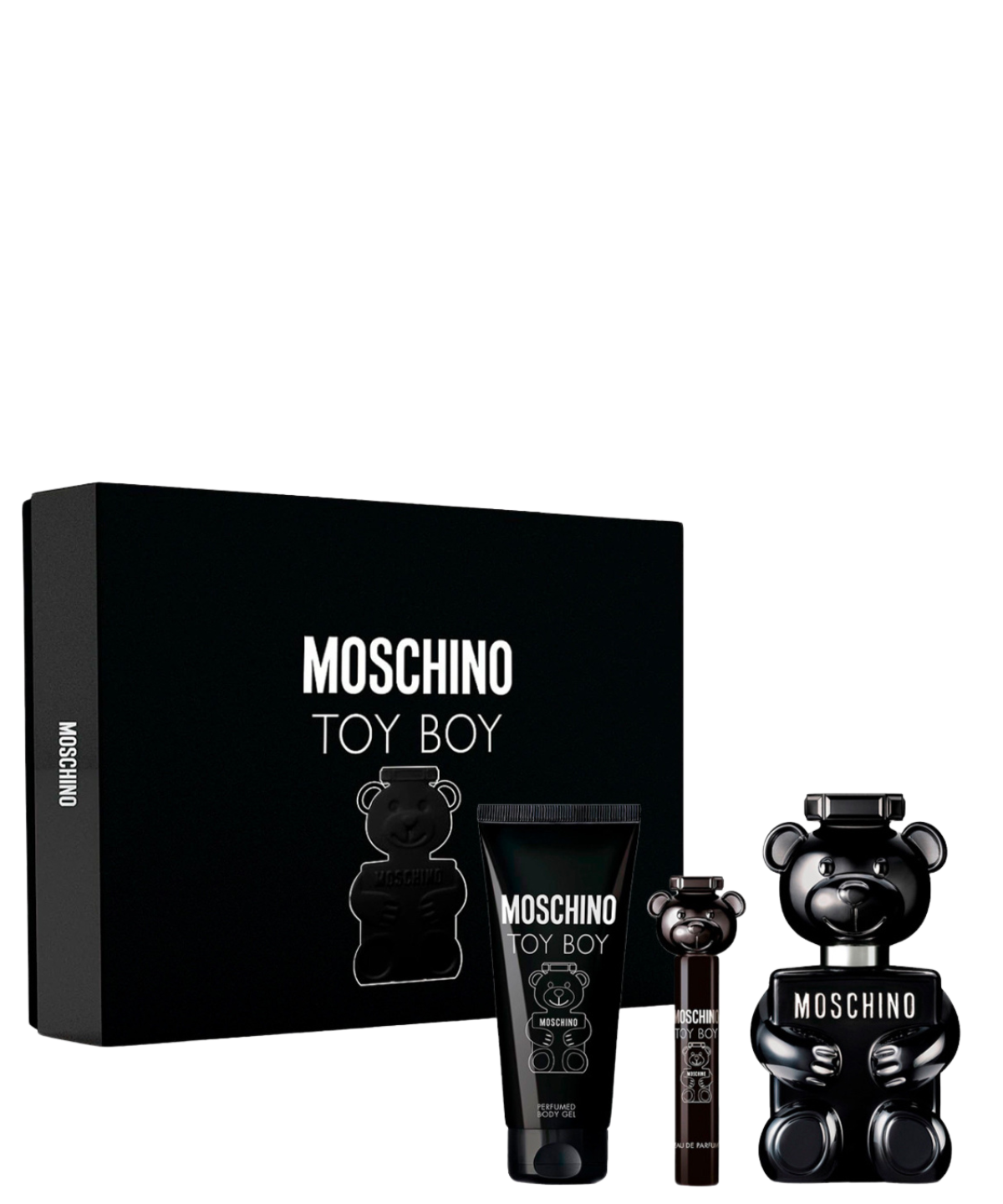 Moschino ‘Toy Boy’ Eau de Parfum 100 mL + Shower gel + 10 mL | Set de regalo para Caballero