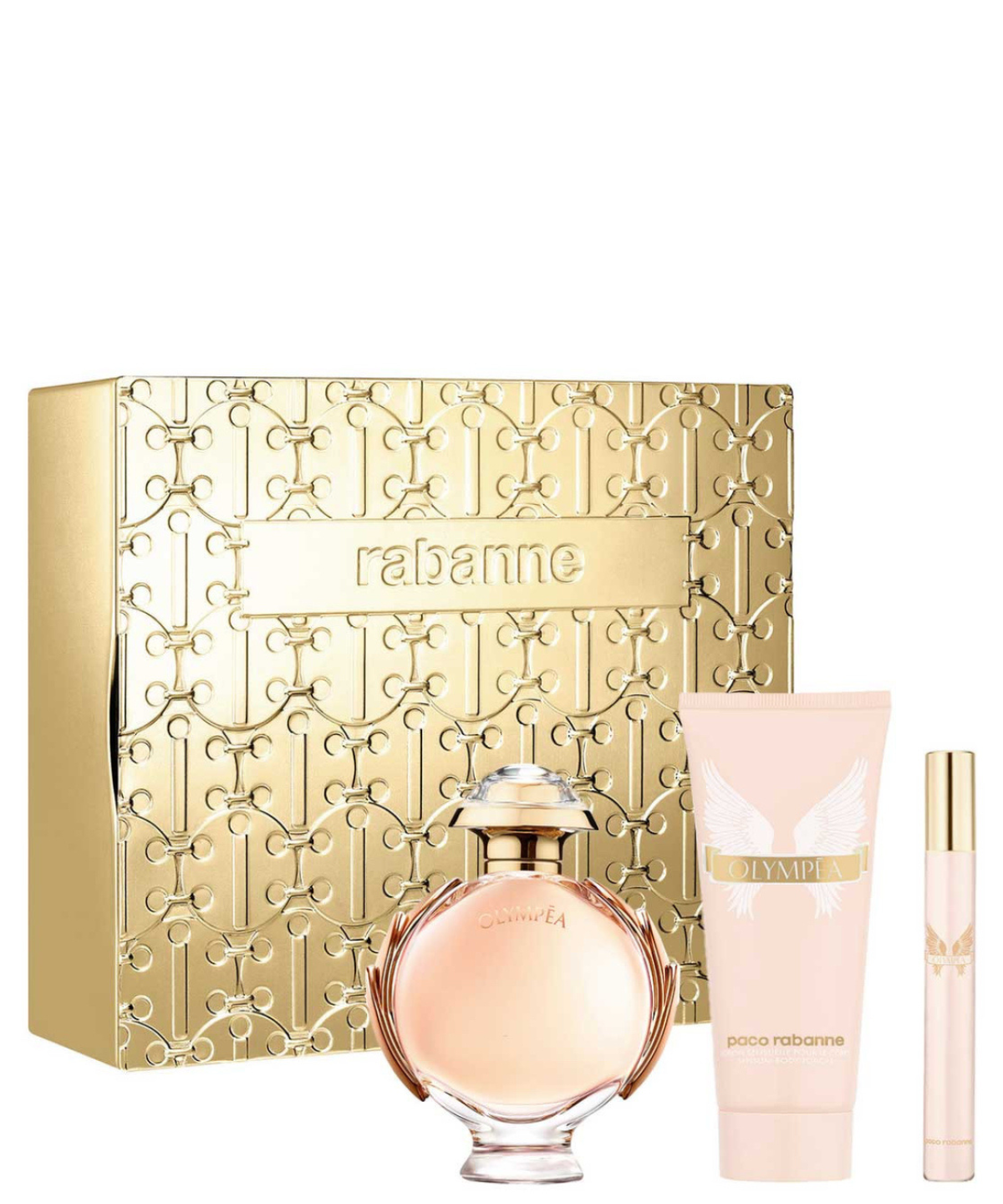 Paco Rabanne ‘Olympea’ Eau de Parfum 80 mL + Body Lotion + 10 mL | Set de regalo para Dama