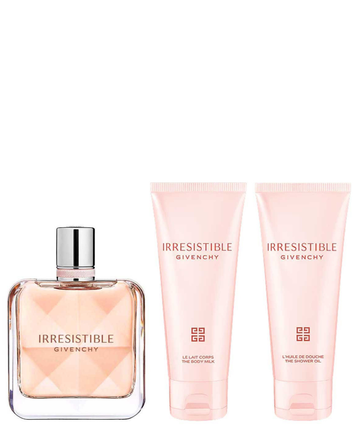 Givenchy ‘Irresistible’ Eau de Parfum 80 mL + Body Milk + Shower Oil | Set de regalo para Dama