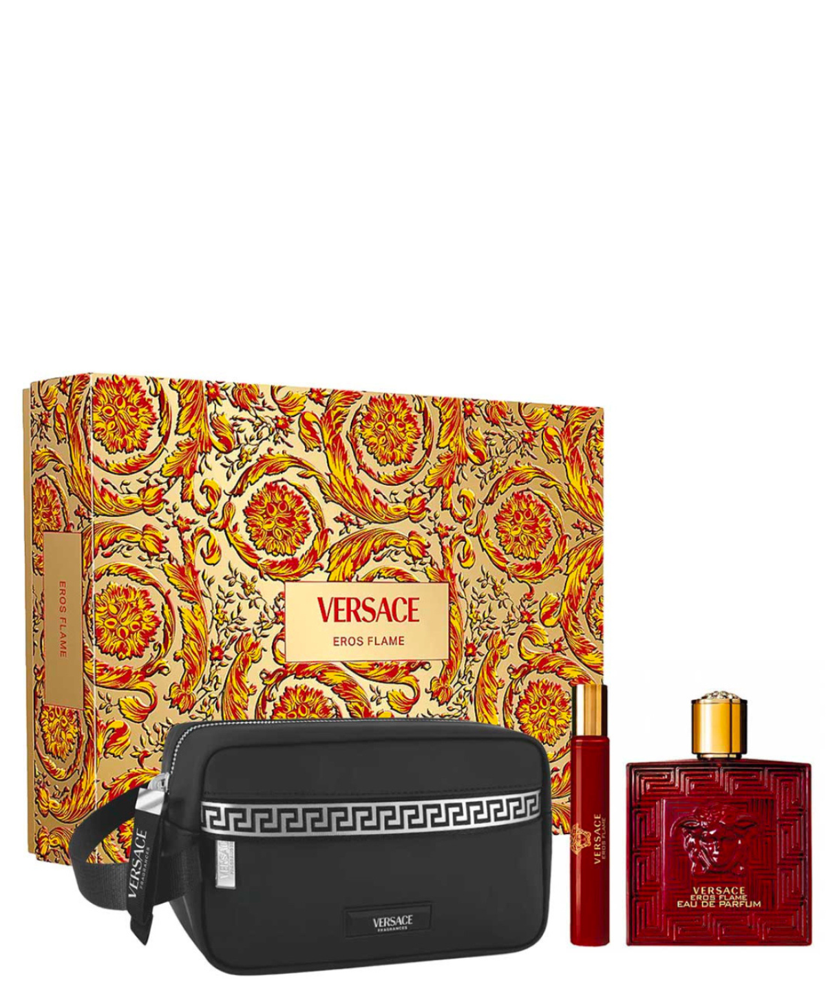 Versace ‘Eros Flame’ Eau de Parfum 100 mL + 10 mL + Bolsa | Set de regalo para Caballero