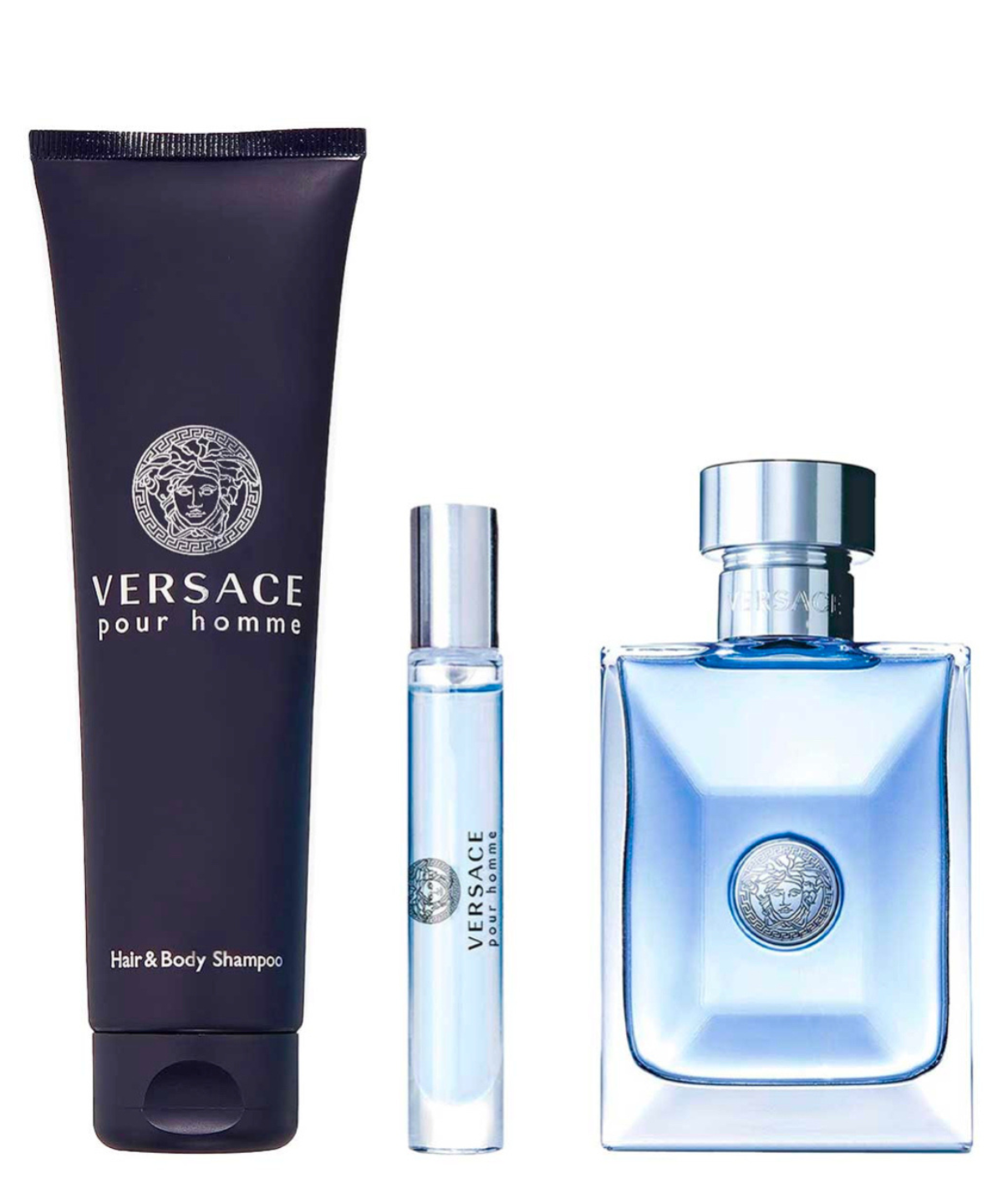 Versace Pour Homme Eau de Toilette 100 mL + Shower Gel + 10 mL | Set de regalo para Caballero