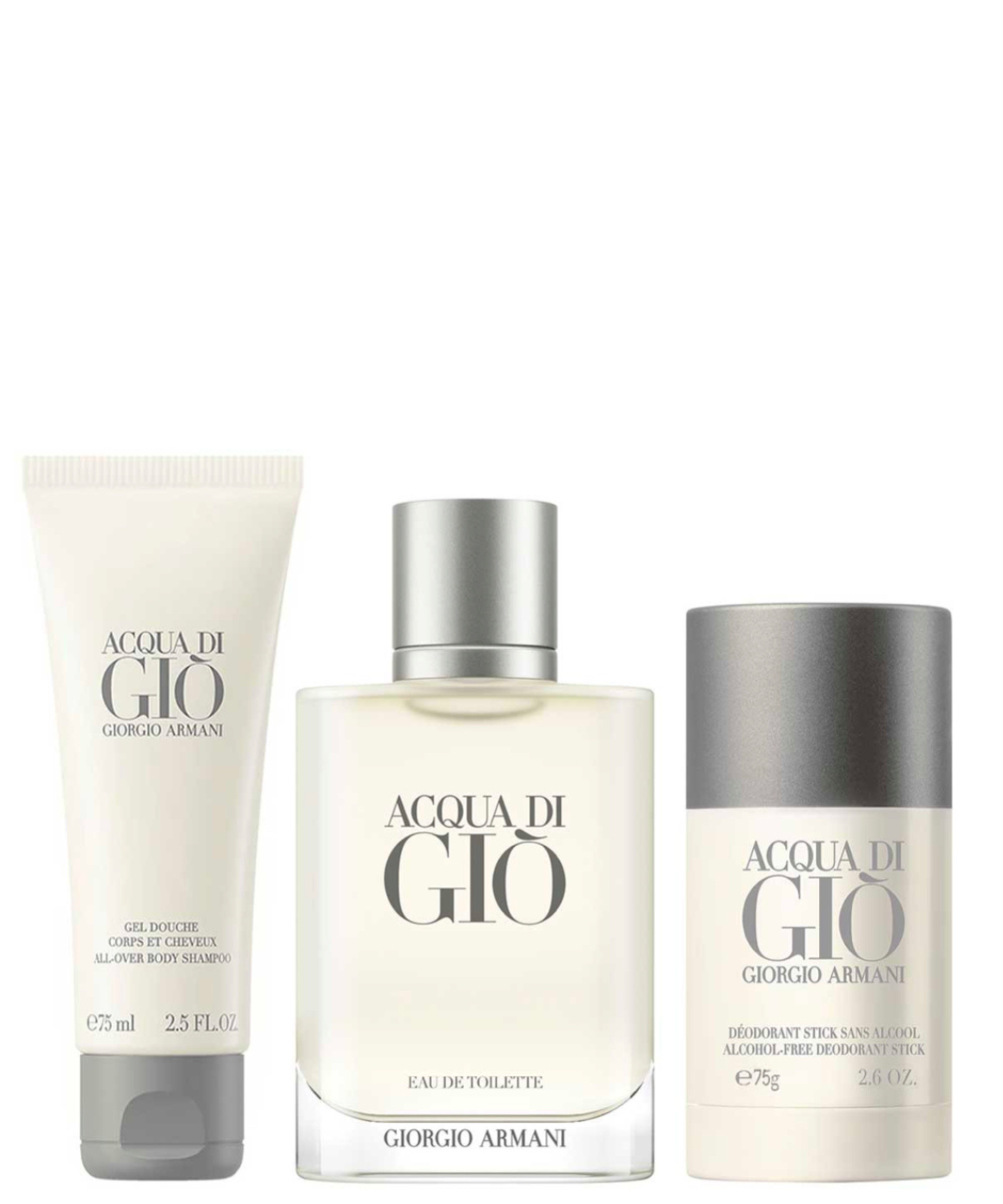 Giorgio Armani ‘Acqua di Gio’ Eau de Toilette 100 mL + Shower Gel + Desodorante | Set de regalo para Caballero