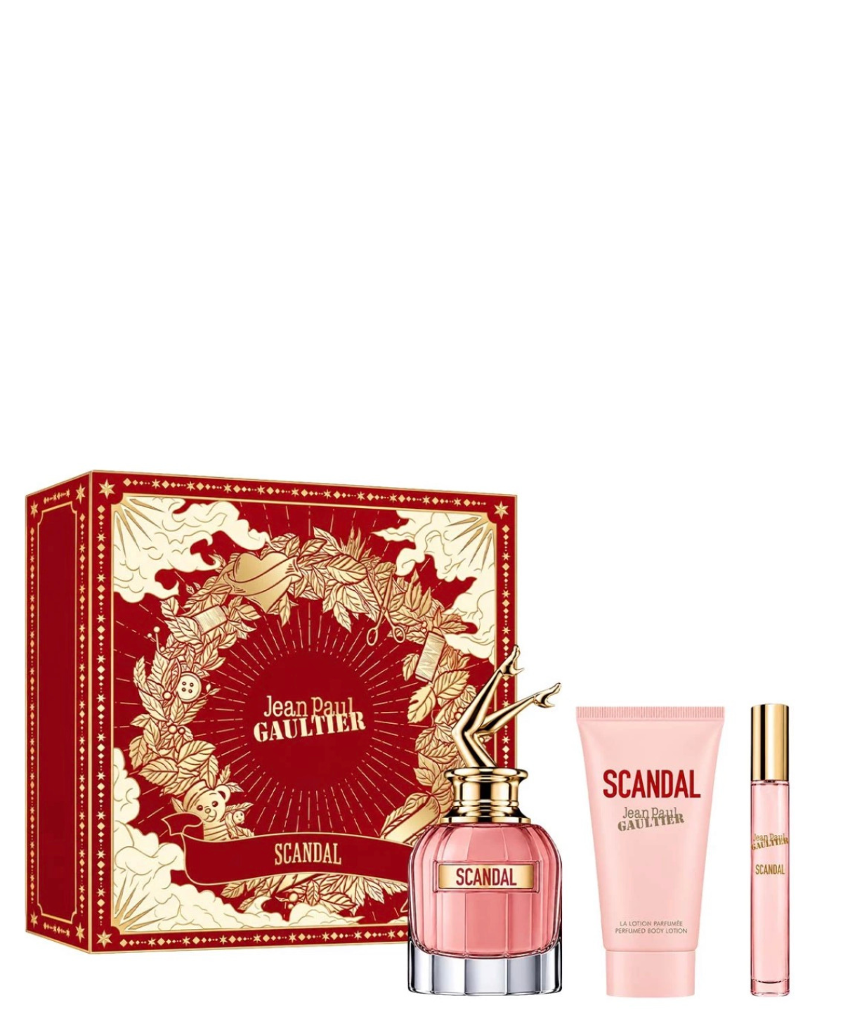 Jean Paul Gaultier ‘Scandal’ Eau de Parfum 80 mL + Body Lotion + 6 mL | Set de regalo para Dama