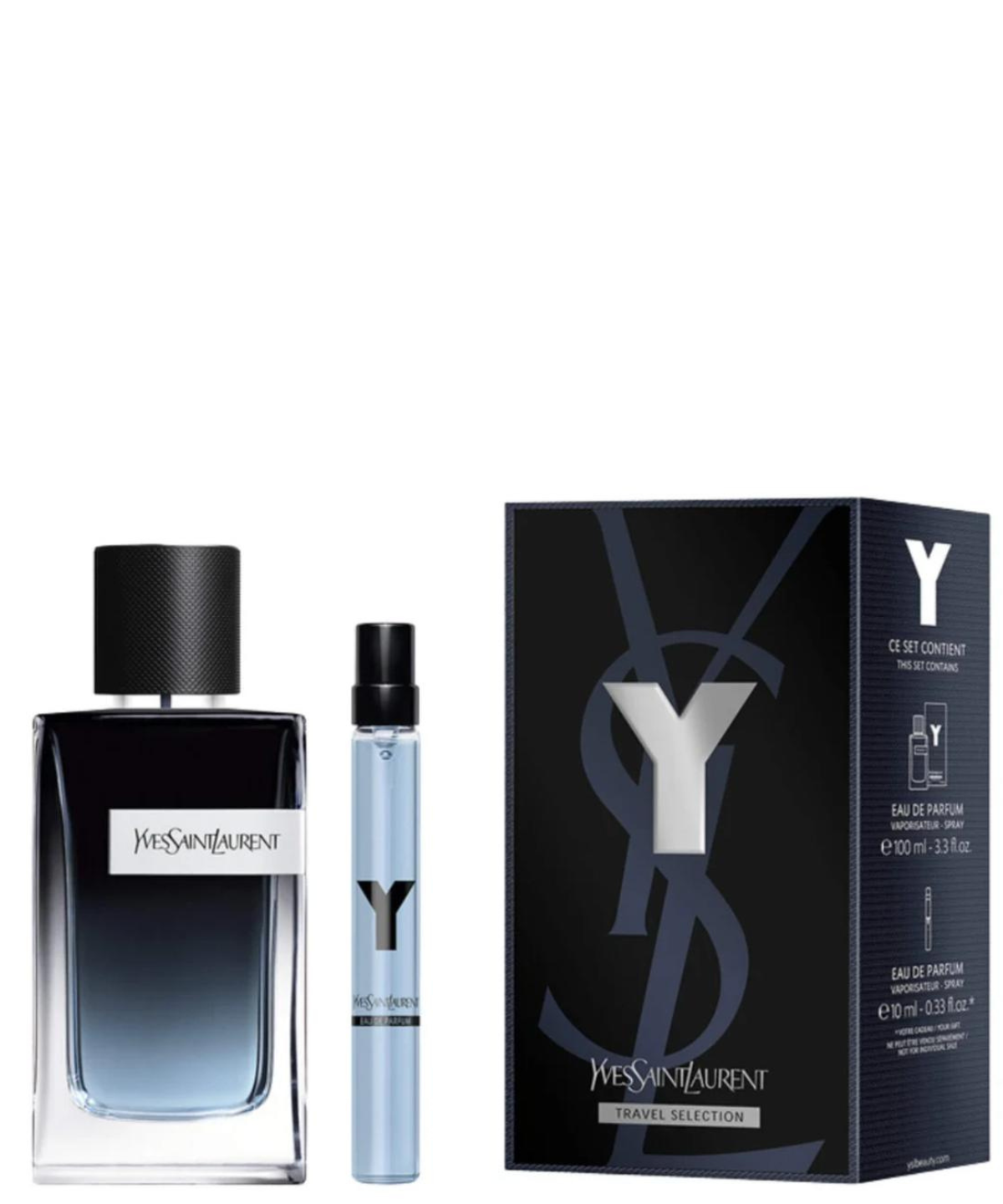 Yves Saint Laurent ‘Y’ Eau de Parfum 100 mL + 10 mL | Set de regalo para Caballero
