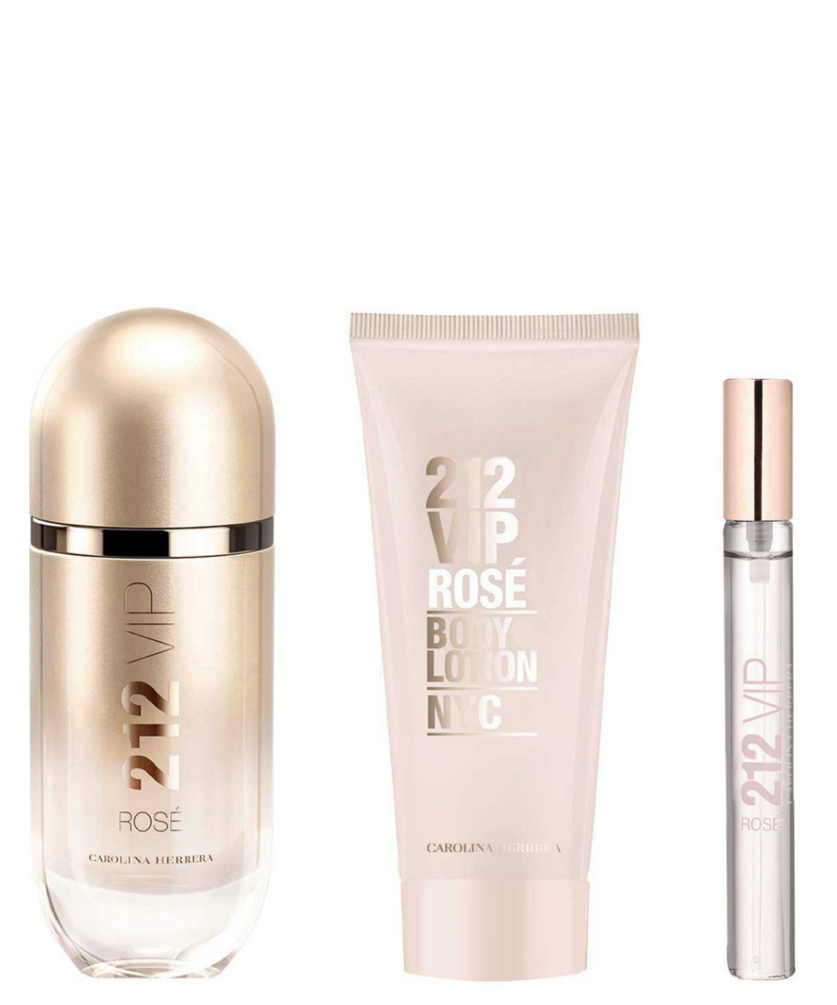 Carolina Herrera ‘212 VIP Rosé’ Eau de Parfum 80 mL + Body Lotion + 10 mL | Set de regalo para Dama
