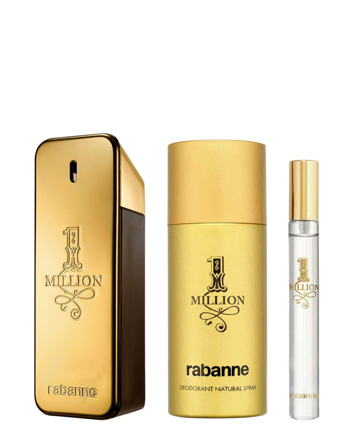 Paco Rabanne ‘1 Million’ Eau de Toilette 100 mL + Desodorante + 10 mL
