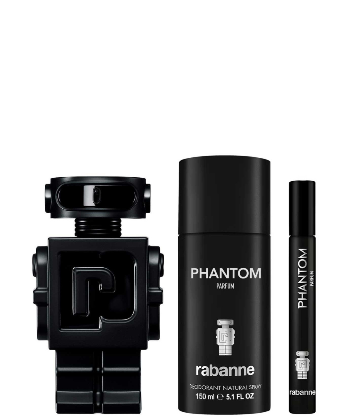 Paco Rabanne Phantom’ Parfum 100 mL + Desodorante + 10 mL | Set de regalo para Caballero