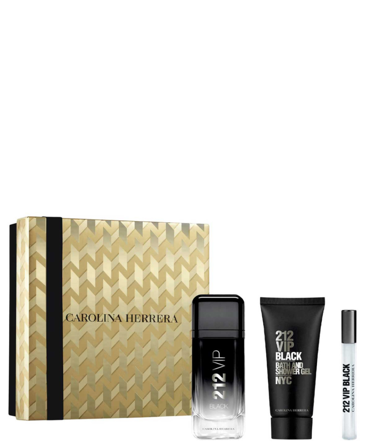 Carolina Herrera ‘212 VIP Black’ Eau de Parfum 100 mL + Shower Gel + 10 mL | Set de regalo para Caballero