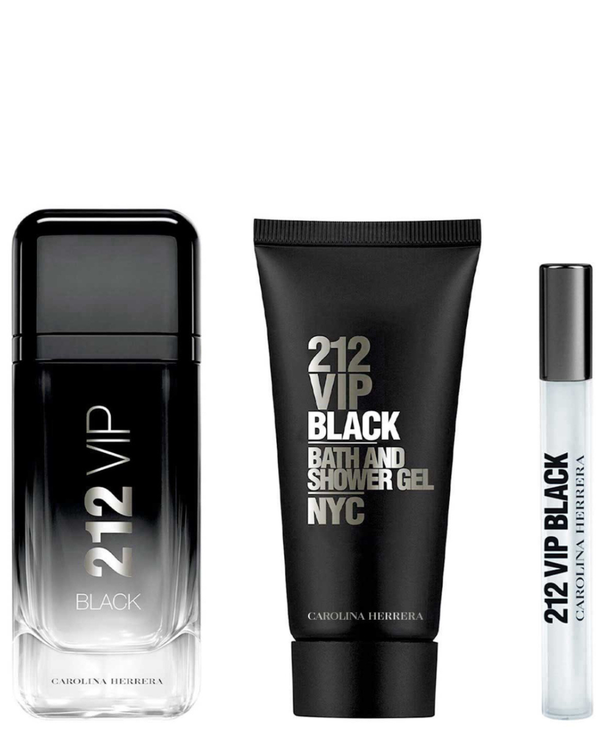 Carolina Herrera ‘212 VIP Black’ Eau de Parfum 100 mL + Shower Gel + 10 mL | Set de regalo para Caballero