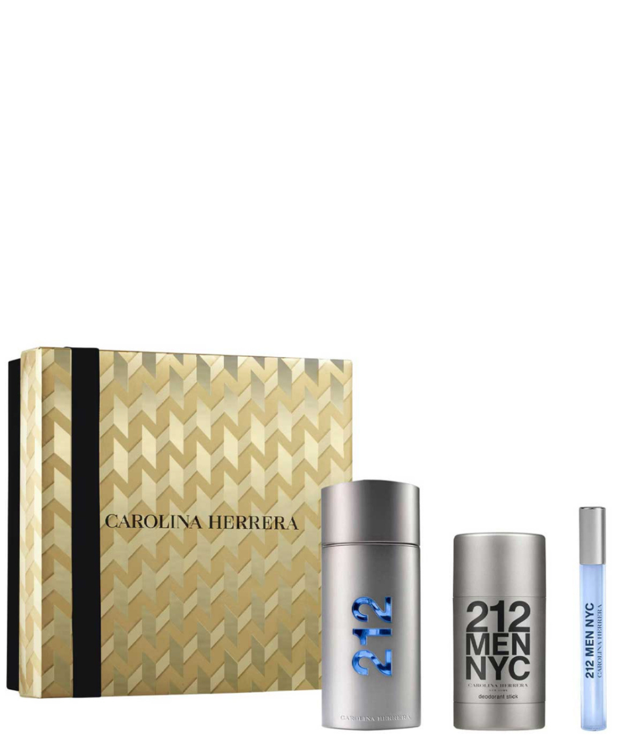 Carolina Herrera ‘212 Men NYC’ Eau de Toilette 100 mL + Desodorante + 10 mL | Set de regalo para Caballero