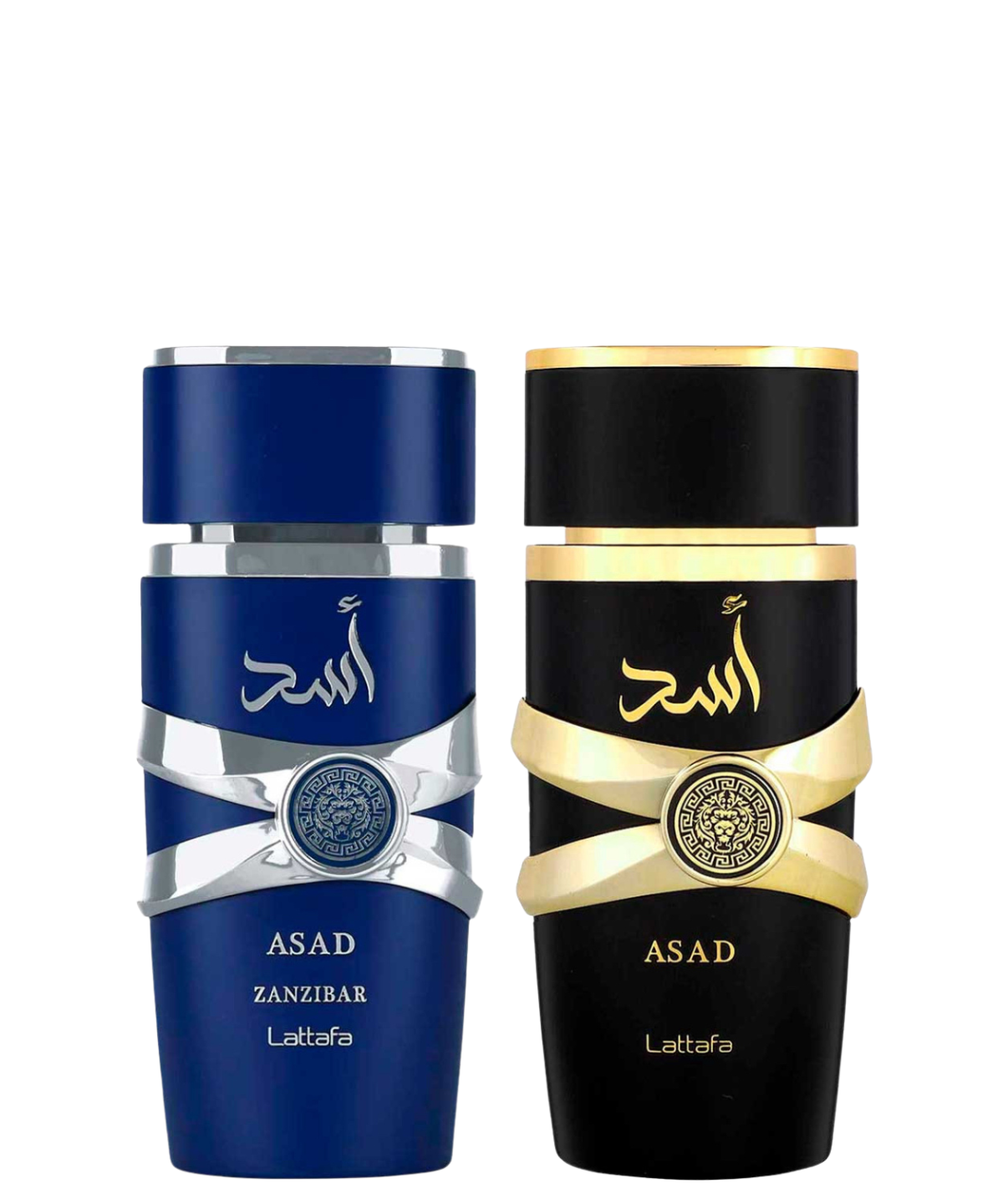 Lattafa ‘Asad’ & ‘Asad Azanaibar’ Eau de Parfum 100 mL | Set de regalo para Caballero