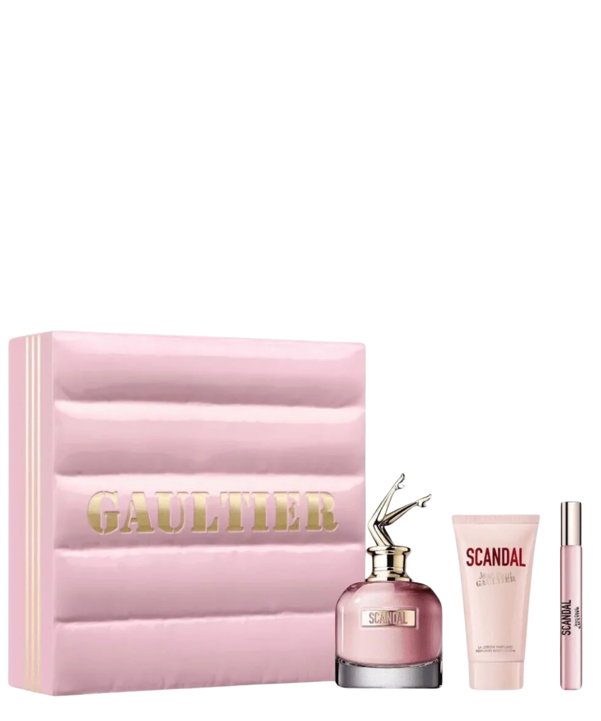 Jean Paul Gaultier ‘Scandal’ Eau de Parfum 80 mL + Body Lotion + 10 mL | Set de Regalo para Dama