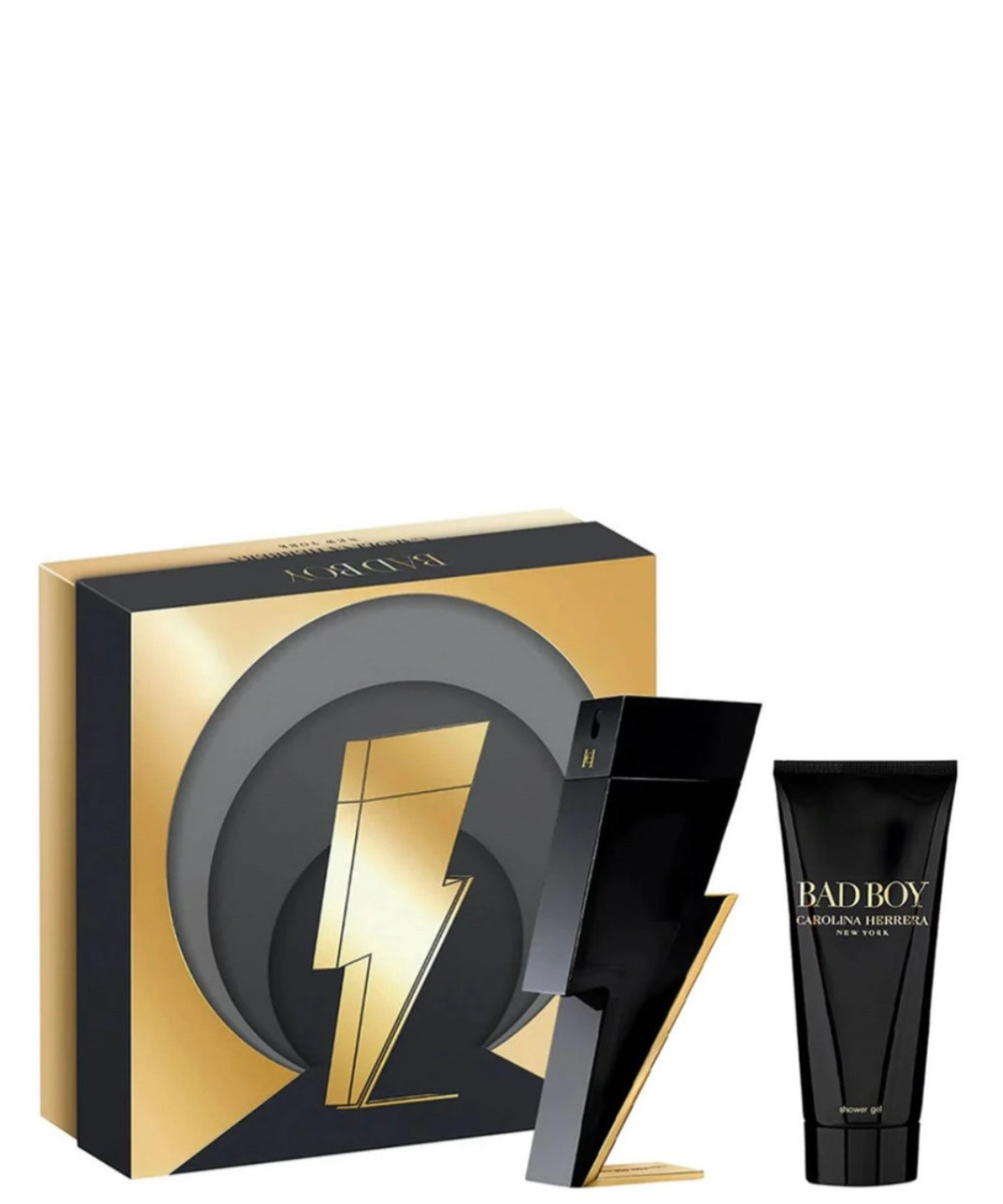 Carolina Herrera 'Bad Boy' Eau de Toilette 100 mL + Shower Gel | Set de Regalo para Caballero