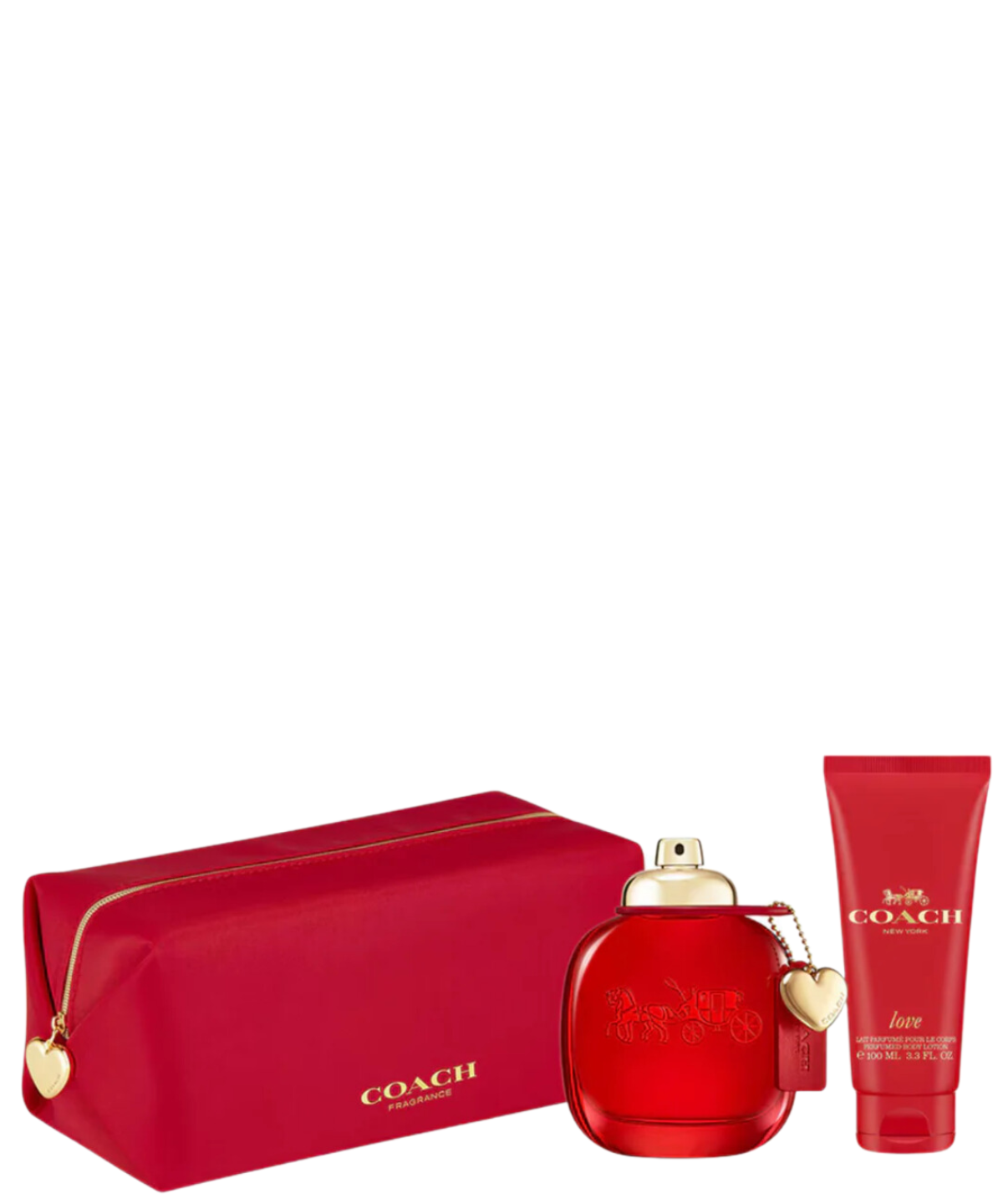 Coach ‘Love’ Eau de Parfum 90 mL + Body Lotion + Cosmetiquera | Set de Regalo para Dama