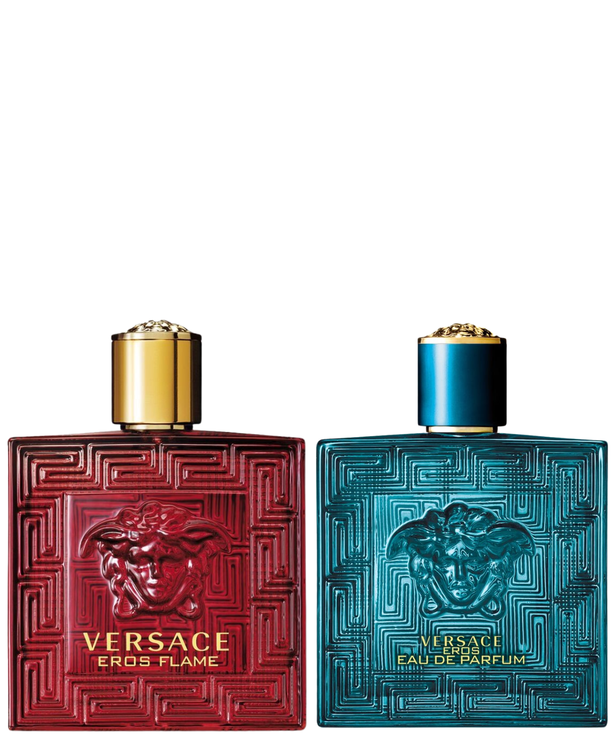 Versace Dúo ‘Eros Flame’ Eau de Parfum 100 mL + ‘Eros’ Eau de Parfum 100 mL | Perfumes para Caballero