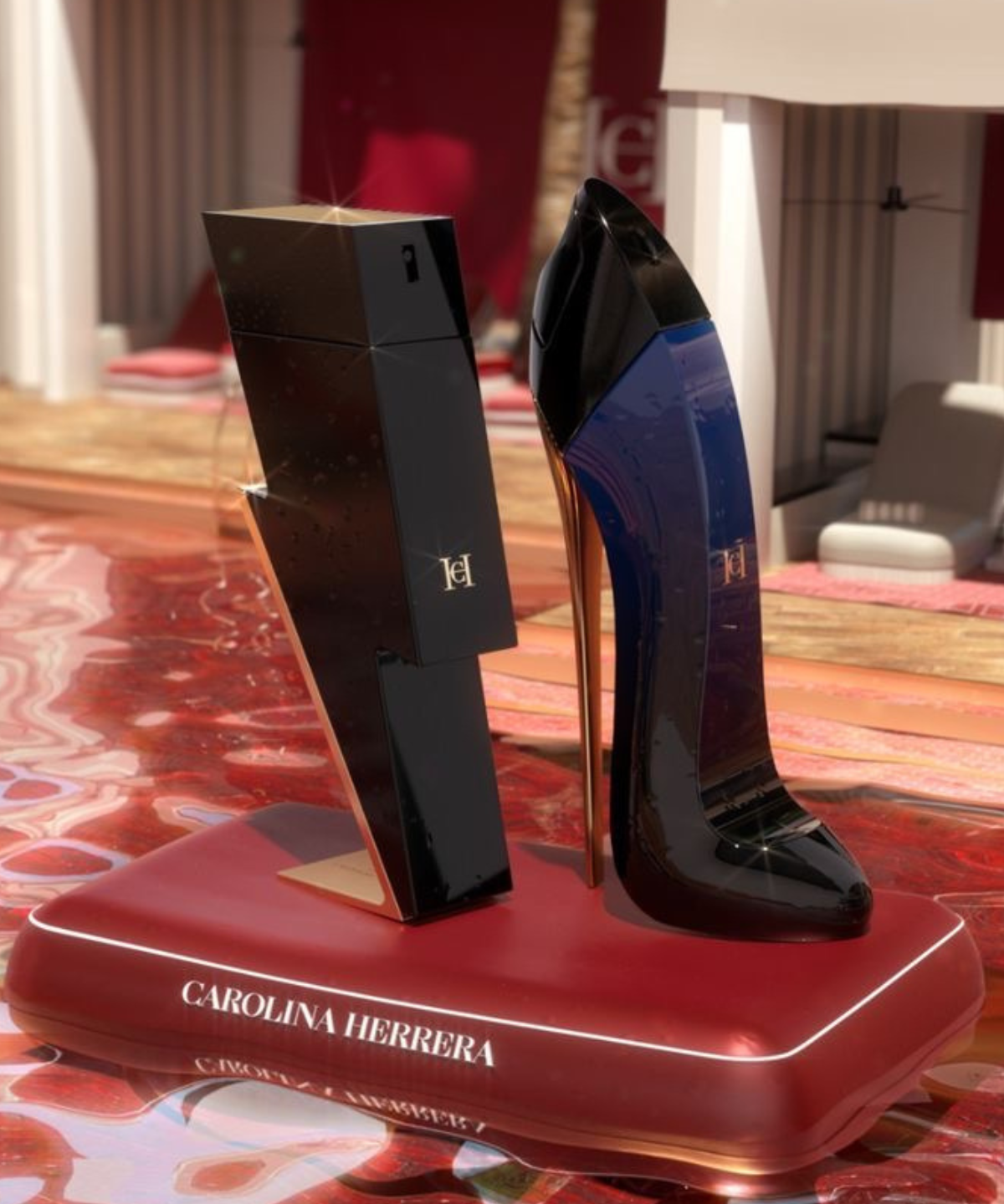 Carolina Herrera ‘Good Girl’ Eau de Parfum 80 mL para Dama + ‘Bad Boy’ Eau de Toilette 100 mL para Caballero