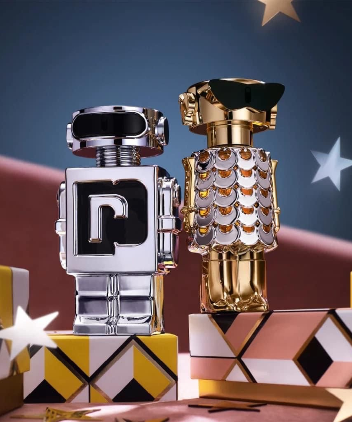 Paco Rabanne Dúo ‘Fame’ Eau de Parfum 80 mL para Dama + ‘Phantom’ Eau de Toilette 100 mL para Caballero