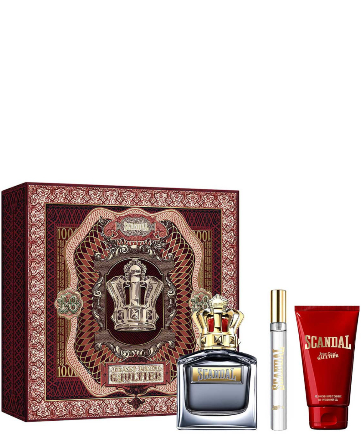 Jean Paul Gaultier ‘Scandal Pour Homme’ Eau de Toilette 100ml + Shower Gel + 10ml | Set de Regalo para Caballero