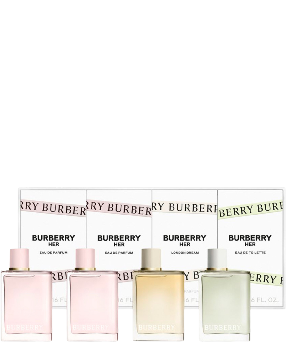 Burberry 'Her' Set de 4 Piezas Minis | Dama *Pre-Order*