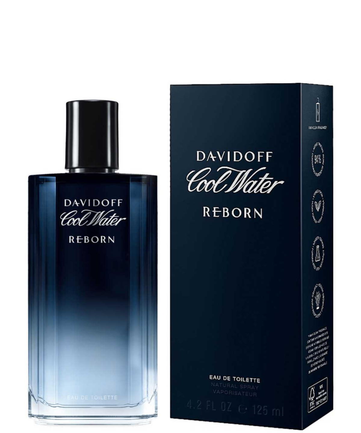 DAVIDOFF ‘Cool Water Reborn’ Eau de Toilette 125 mL | Perfume para Caballero
