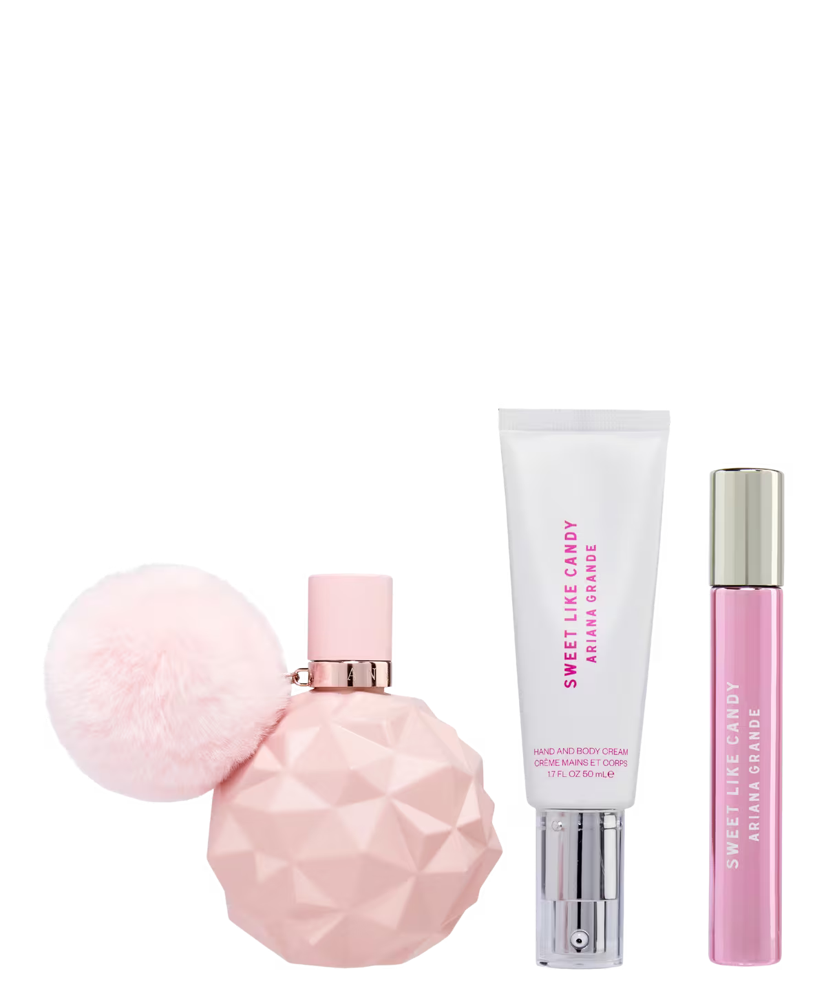 Ariana Grande ‘Sweet Like Candy’ Eau de Parfum 100 mL + Body Cream + 10 mL | Set de Regalo para Dama *Edición Limitada* *Pre-Order*