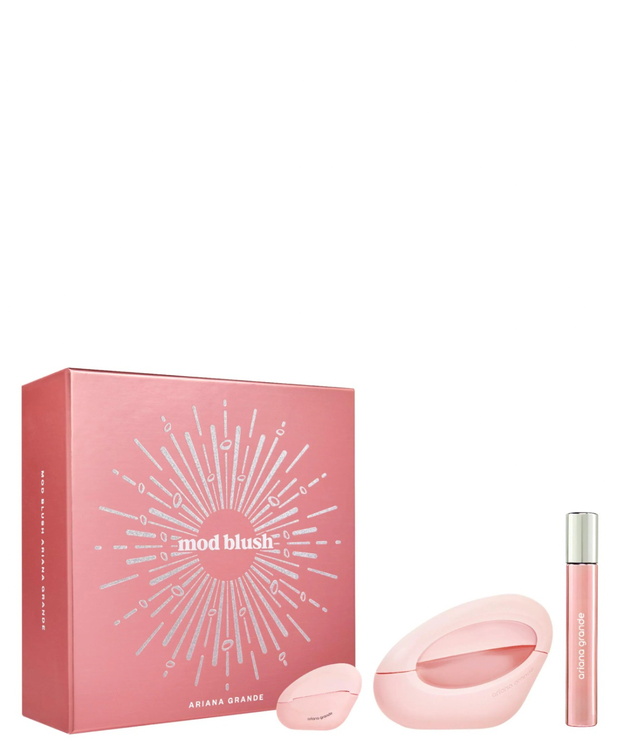 Ariana Grande ‘Mod Blush’ Eau de Parfum 100 mL + 10 mL + 7.5 Mini Deluxe | Set de Regalo para Dama *Edición Limitada* *Pre-Order*
