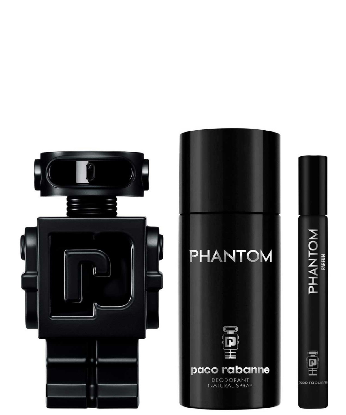 Paco Rabanne Phantom’ Parfum 100 mL + Desodorante + 10 mL | Set de Regalo para Caballero