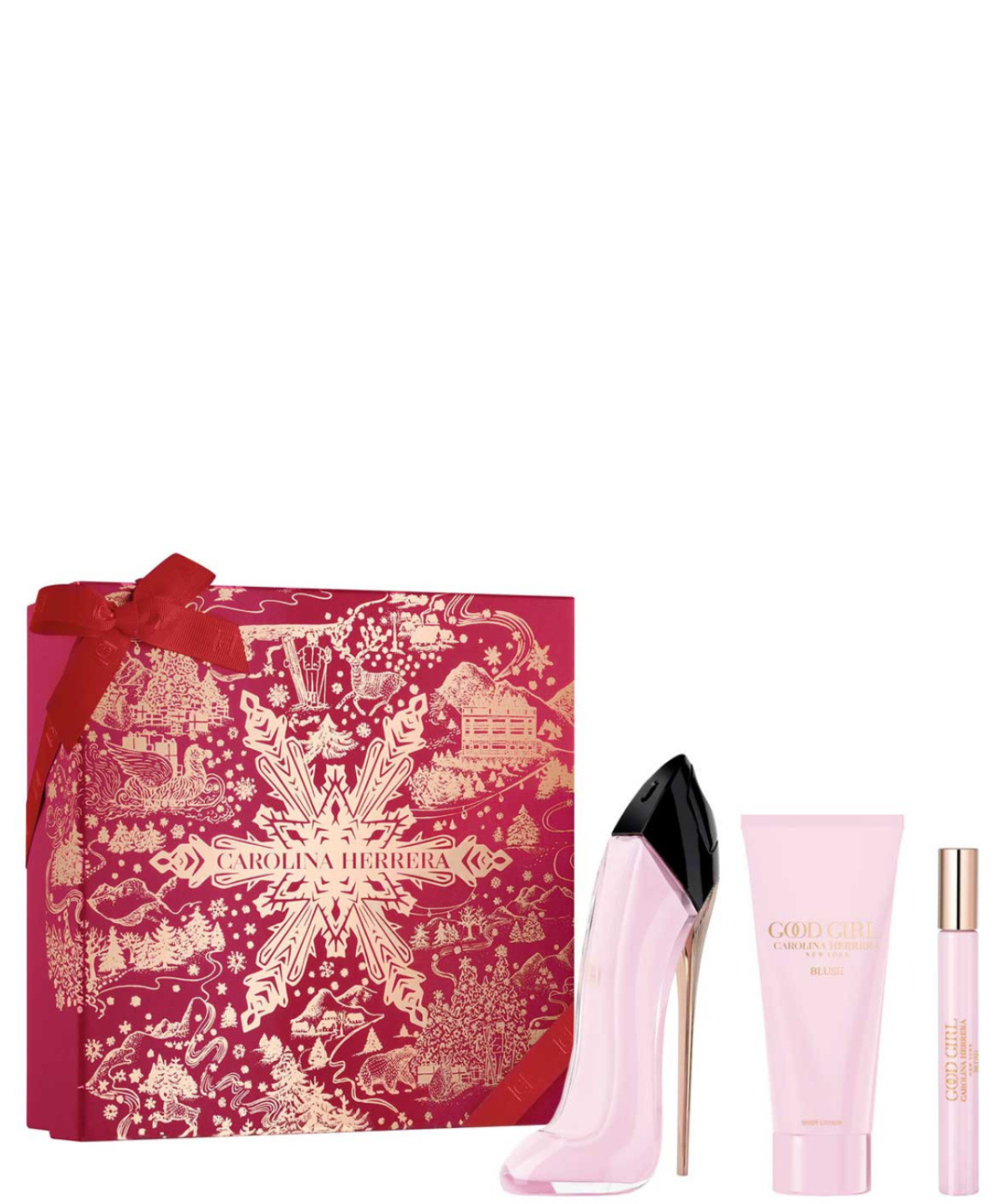 Carolina Herrera ‘Good Girl Blush’ Eau de Parfum 80 mL + Body Lotion + 10 mL | Set de Regalo para Dama *Edición Limitada* *Holiday Set*