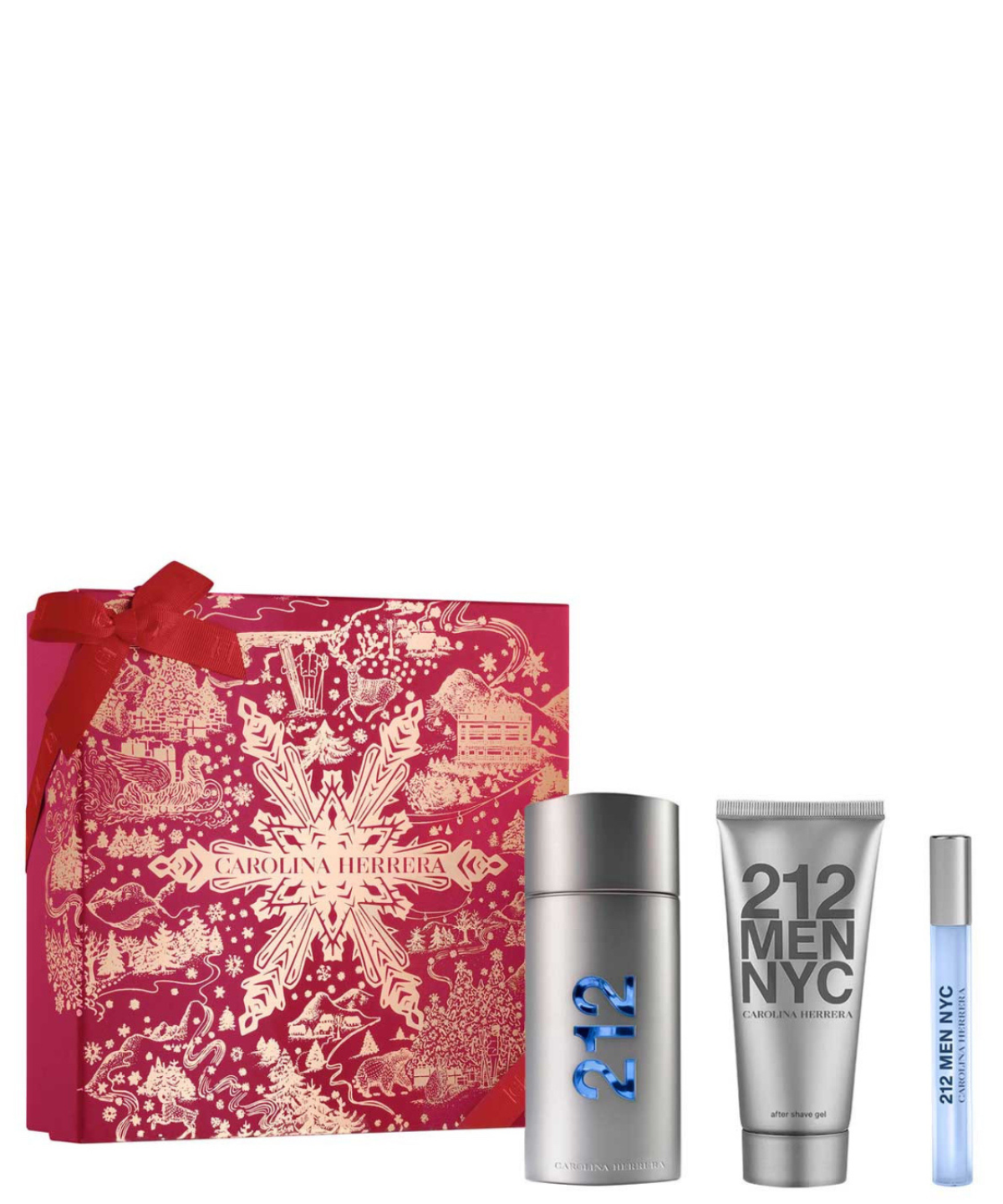 Carolina Herrera ‘212 Men NYC’ Eau de Toilette 100 mL + Bálsamo Post Afeitado + 10 mL | Set de Regalo para Caballero *Edición Limitada* *Holiday Set*