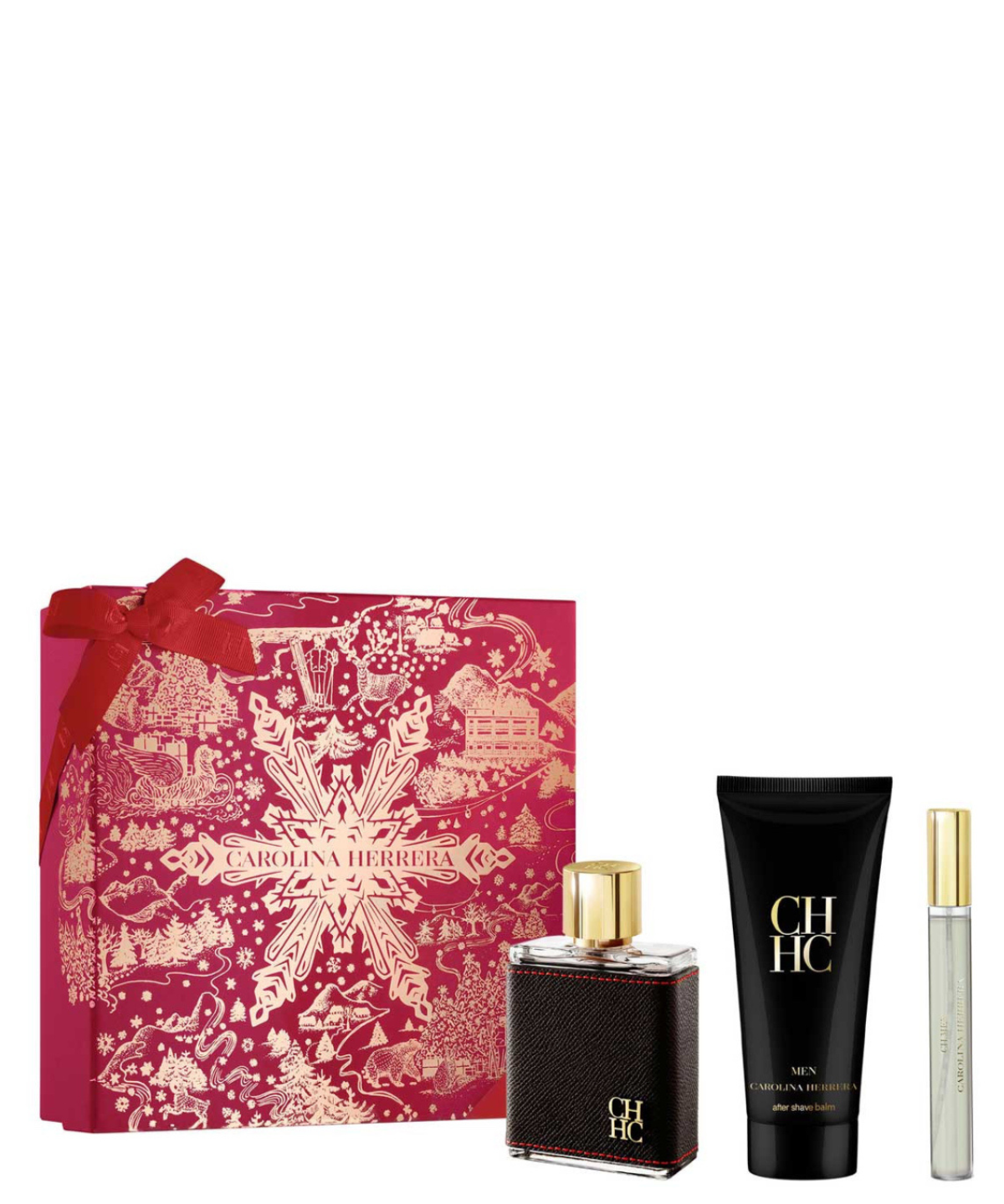 Carolina Herrera ‘CH Men’ Eau de Toilette 100 mL + Bálsamo Post Afeitado + 10 mL | Set de Regalo para Caballero *Edición Limitada* *Holiday Set*