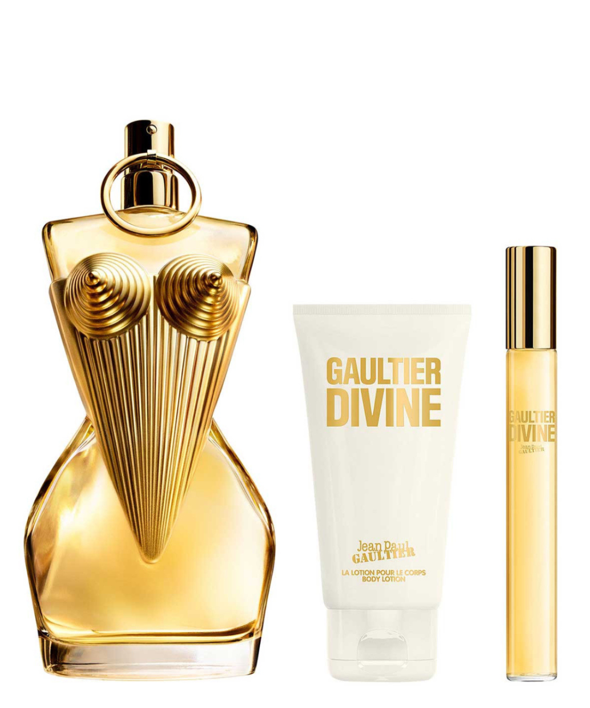 Jean Paul Gaultier ‘Divine’ Eau de Parfum 100 mL + Body Lotion + 10 mL | Set de Regalo para Dama