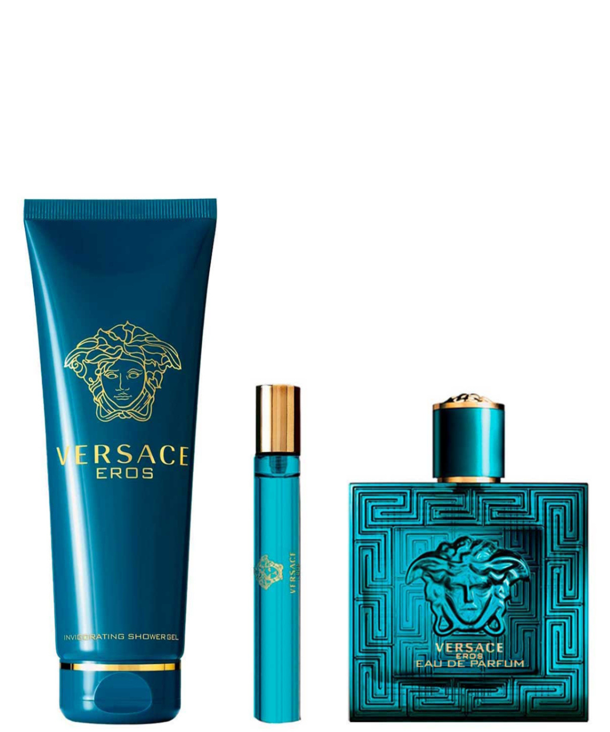 Versace ‘Eros’ Eau de Parfum 100 mL + Shower Gel + 10 mL | Set de Regalo para Caballero