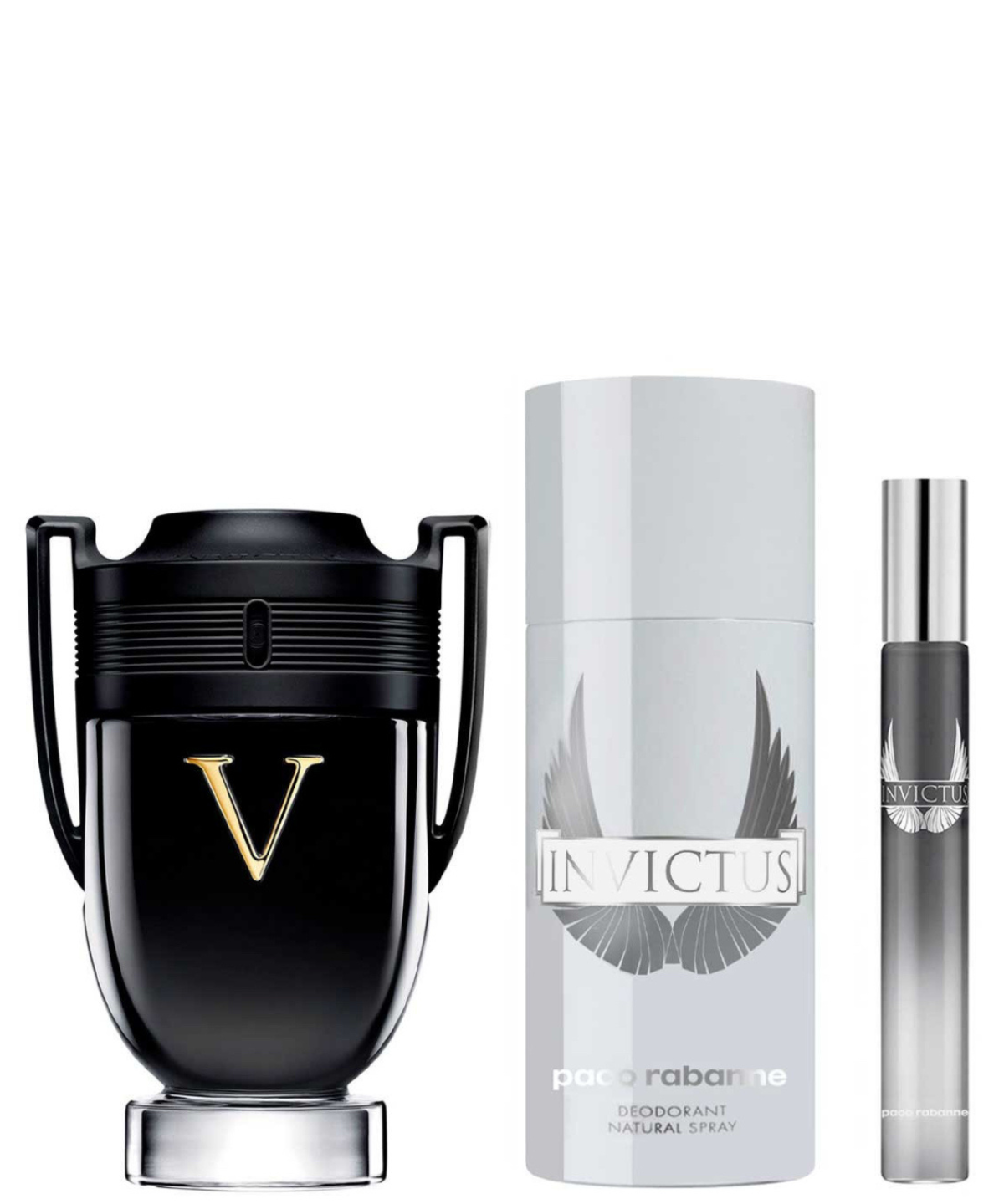 Paco Rabanne ‘Invictus Victory’ Eau de Parfum 100 mL + Desodorante + 10 mL | Set de Regalo para Caballero