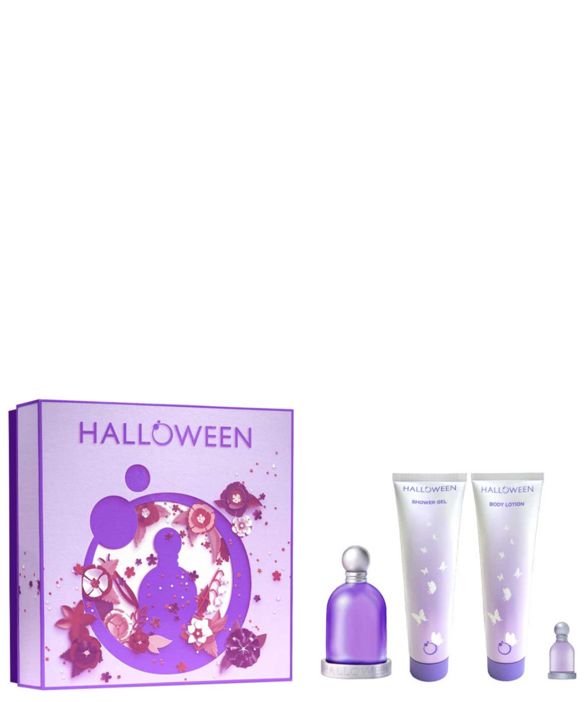 Jesus del Pozo ‘Halloween’ Eau de Toilette 100 mL + Shower Gel + Body Lotion + 5 mL Mini Deluxe | Set de Regalo para Dama