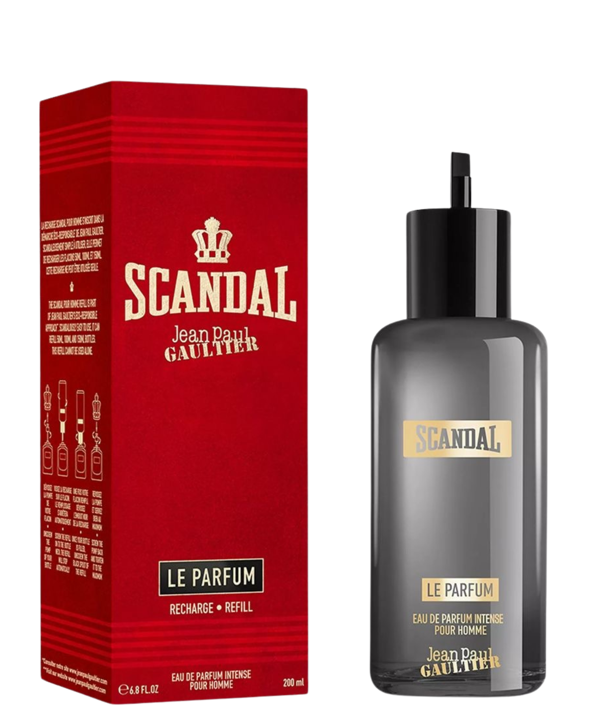 Jean Paul Gaultier ‘Scandal Le Parfum’ Eau de Parfum Intense *Refillable* 200 mL | Perfume para Caballero