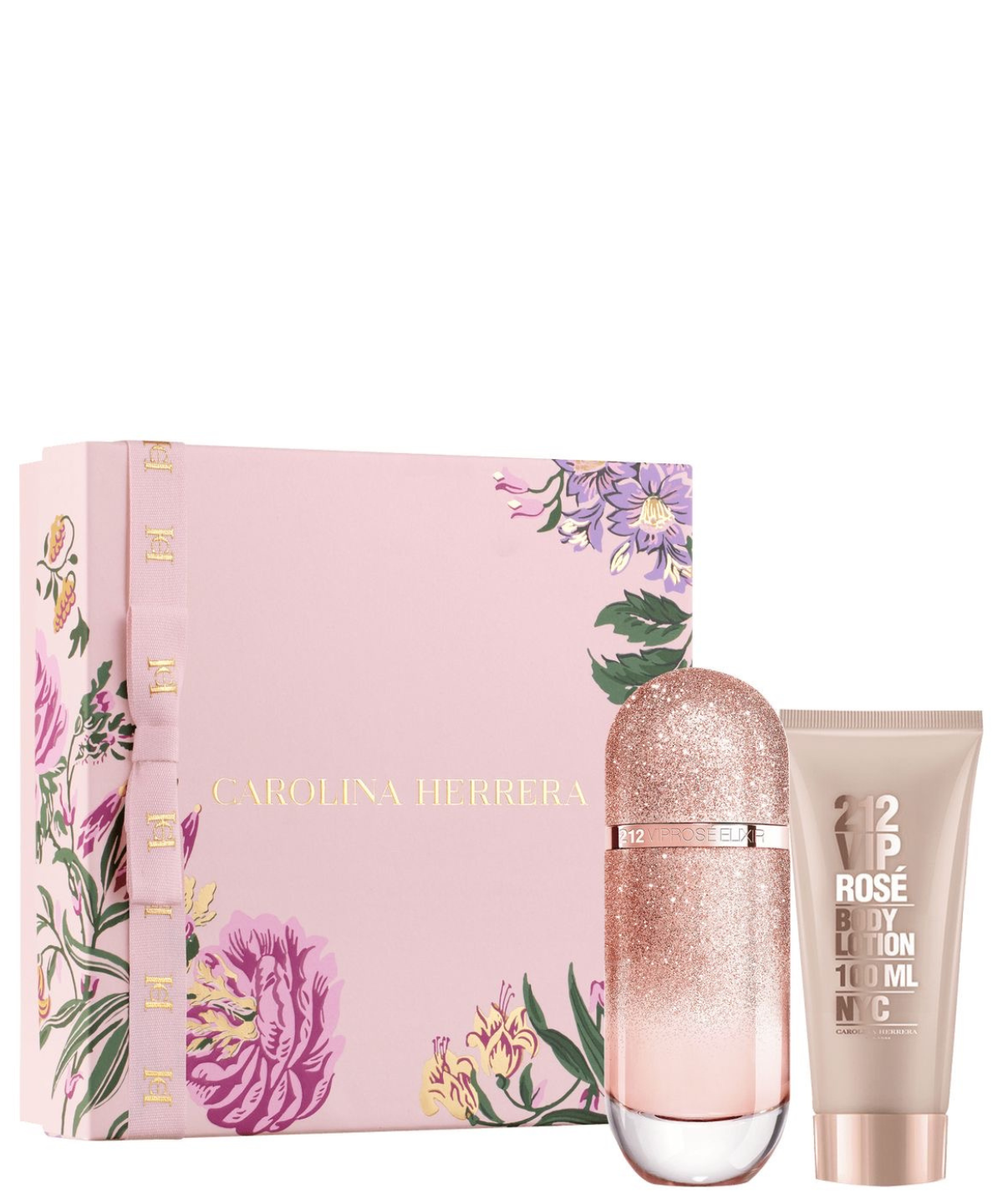 Carolina Herrera ‘212 VIP Rosé Elixir’ Eau de Parfum 80 mL + Body Lotion | Set de Regalo para Dama