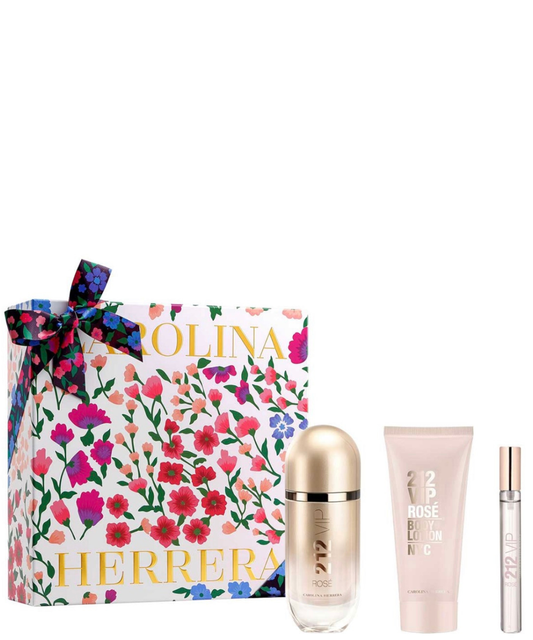 Carolina Herrera ‘212 VIP Rosé’ Eau de Parfum 80 mL + Body Lotion + 10 mL | Set de regalo para Dama
