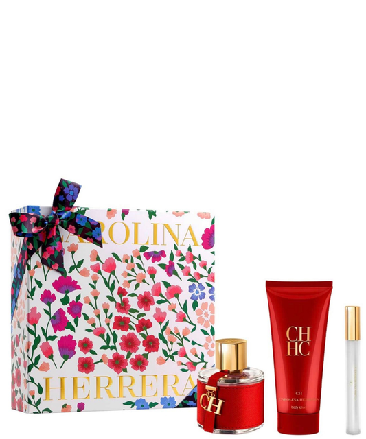 Carolina Herrera ‘CH’ Eau de Toilette 100 mL + Body Lotion + 10 mL | Set de regalo para Dama