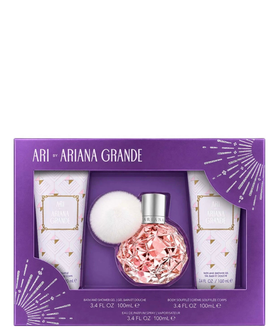 'Ari' by Ariana Grande Eau de Parfum 100 mL + Body Lotion + Shower Gel | Set de Regalo para Dama