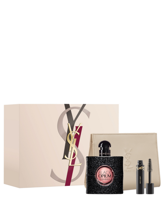 Yves Saint Laurent ‘Black Opium’ Eau de Parfum 50 mL + Mascara de pestañas + Neceser | Set de regalo para Dama *Pre-Order*
