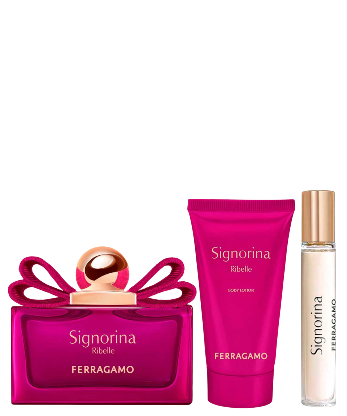 Salvatore Ferragamo ‘Signorina Ribelle’ Eau de Parfum 100 mL + Body Lotion + 15 mL | Set de regalo para Dama