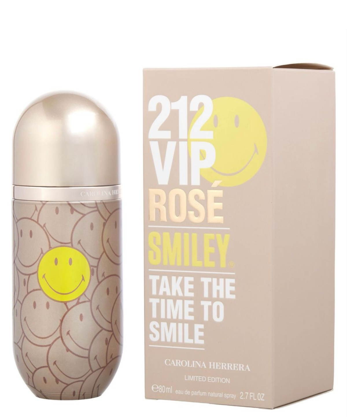 Carolina Herrera ‘212 VIP Rosé Smiley’ Eau de Parfum 80ml