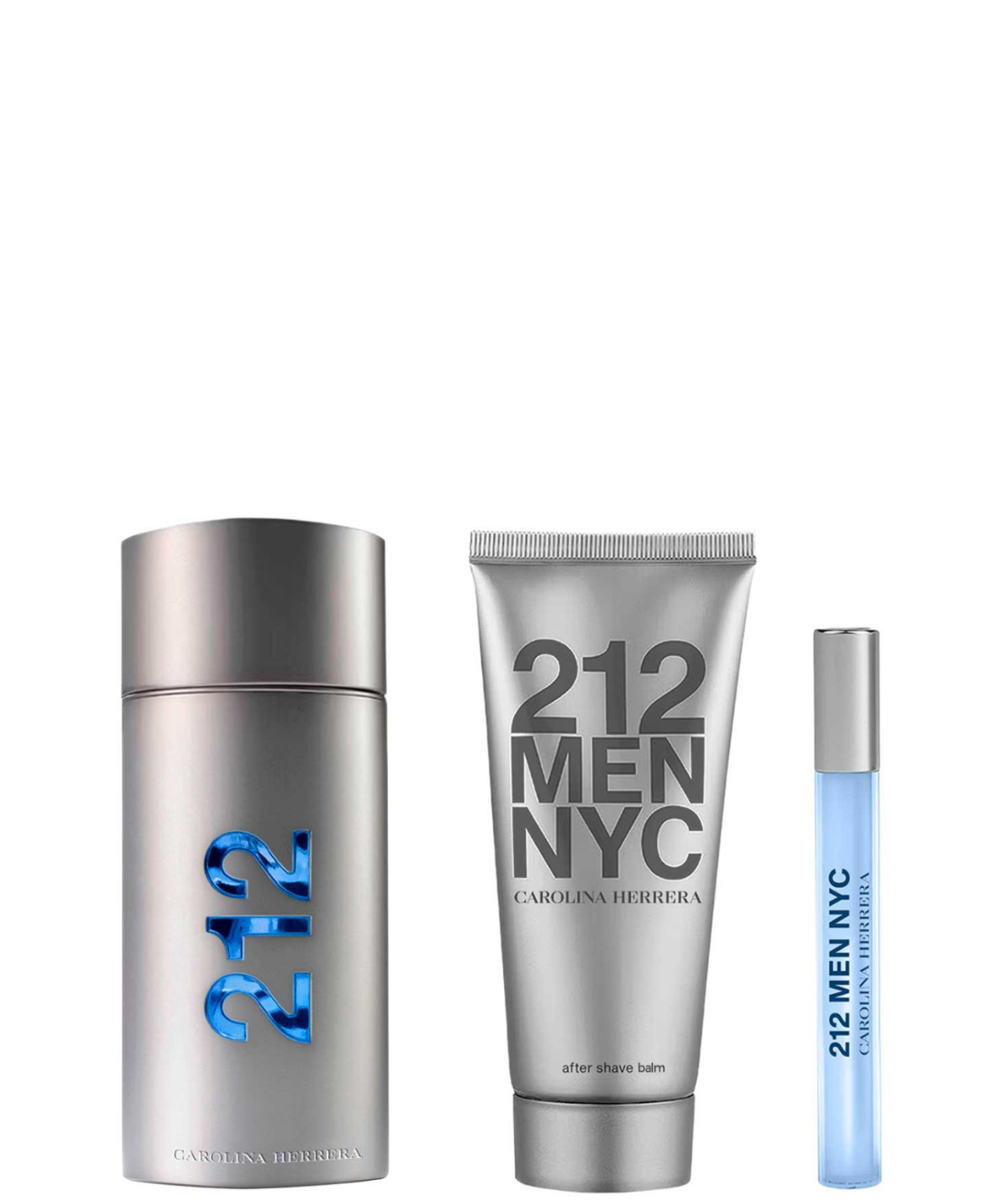 Carolina Herrera ‘212 Men’ Eau de Toilette 100 mL + Shower Gel + 10 mL | Set de regalo para Caballero *Estuche Navidad*