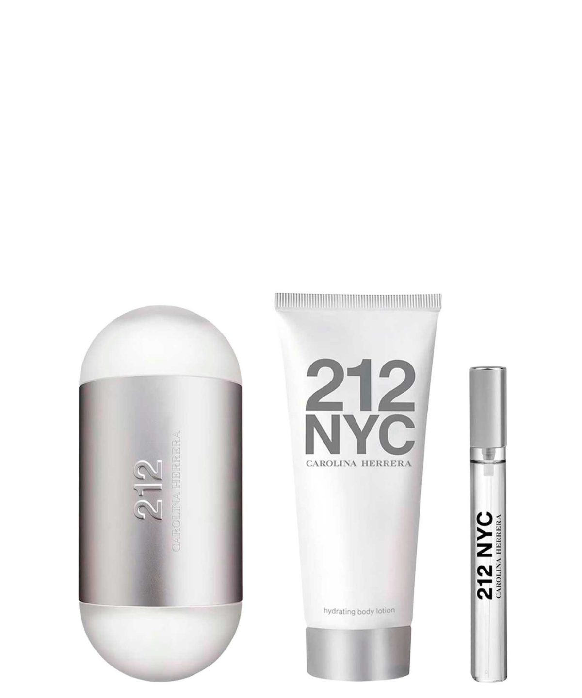 Carolina Herrera ‘212 Woman’ Eau de Toilette 100 mL + Body Lotion + 10 mL | Set de regalo para Dama *Estuche Navidad*