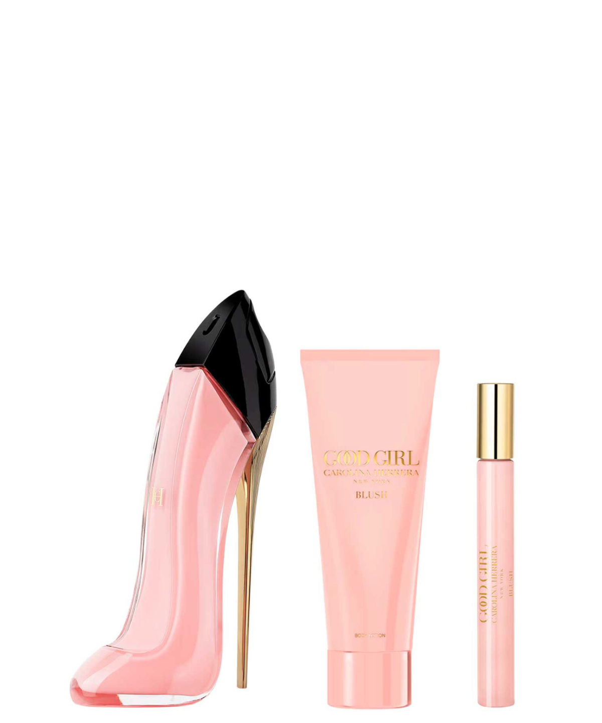 Carolina Herrera ‘Good Girl Blush’ Eau de Parfum 80 mL + Body Lotion + 10 mL | Set de regalo para Dama *Estuche Navidad*