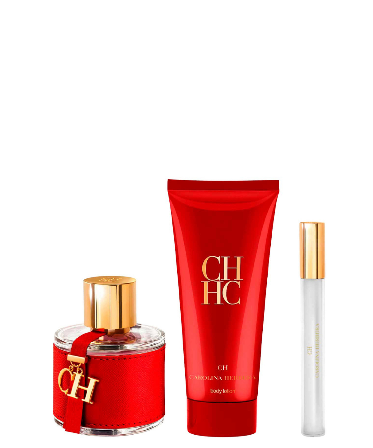 Carolina Herrera ‘CH’ Eau de Toilette 100 mL + Body Lotion + 10 mL | Set de regalo para Dama *Estuche Navidad*
