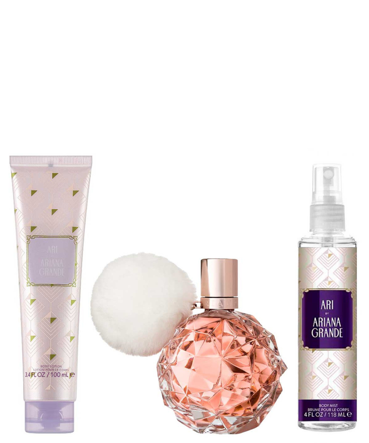 'Ari' by Ariana Grande Eau de Parfum 100ml + Body Lotion + Mist 118ml | Set de Regalo para Dama